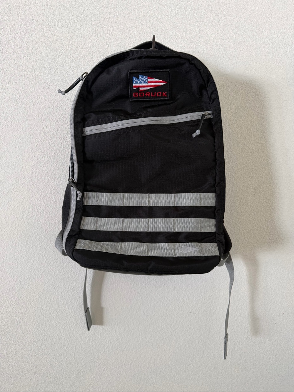 GORUCK Bullet Ruck 14L – Black / Wolf Grey (Ripstop Nylon) Backpack - Picture 4 of 12